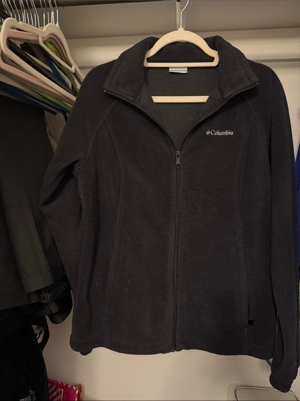 Columbia Women’s Black Full-Zip Teddy Fleece Jacket